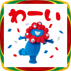 ミャクミャクとおはなしスタンプ