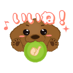 普段使いのかわいいティーカッププードル Line スタンプ Line Store 普段使いのかわいいティーカッププードル Line スタンプ Line Store