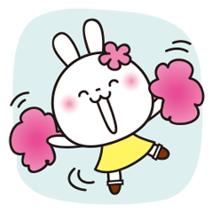 Exaggerate! cute White Rabbit [Japanese]