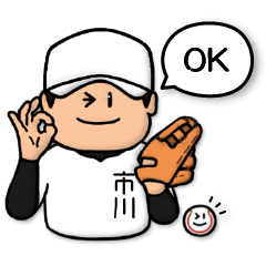 Baseball sticker for Ichikawa :FRANK