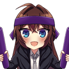 Mirai Chibi Cheer Stiker LINE LINE STORE Mirai Chibi Cheer Stiker LINE LINE STORE