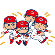 Hiroshima Toyo Carp sticker[go go go!!!]