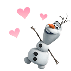สติ๊กเกอร์ดุ๊กดิ๊ก Frozen