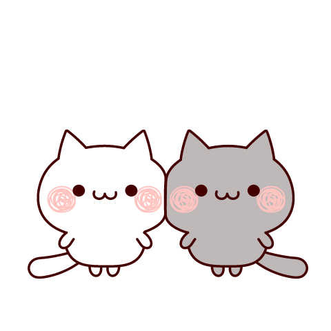 全螢幕♪愛意滿滿♡黑白貓咪