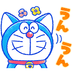 ドラえもん ネコの日お返事スタンプ