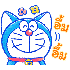 โดราเอมอน สติกเกอร์ตอบแชท วันแห่งแมว