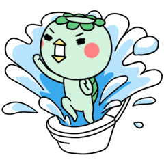 河童!廁所裡的日常 – LINE貼圖 | LINE STORE