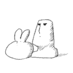 Moai face rabbit
