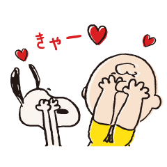 動く!SNOOPY コミカルスタンプ