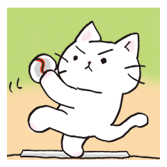 Neko Pitcher Sticker (Re-pitched)