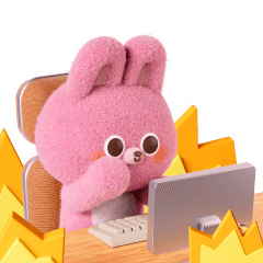 Bunny Hard at Work