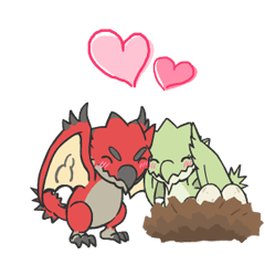 MONSTER HUNTER สติ๊กเกอร์ดุ๊กดิ๊ก
