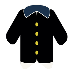 Dress Sticker High school boys Ver.