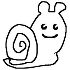 white snail White animal series