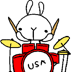 動くドラムうさぎの日常 Line スタンプ Line Store 動くドラムうさぎの日常 Line スタンプ Line Store