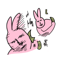 My friend rabbit – LINE stickers | LINE STORE