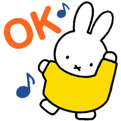 miffy Big Letter Stickers – LINE stickers