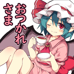 The Sticker of Touhou Project Girls