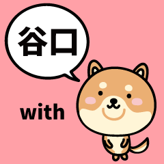 谷口 with 柴犬