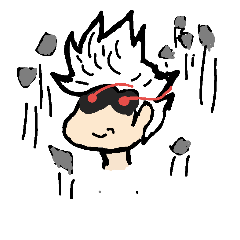 the white hair