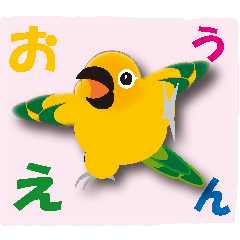 Cheering Parakeet