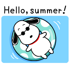 會動!Snoopy的夏季日常 會動!Snoopy的夏季日常 LINE商品圖片