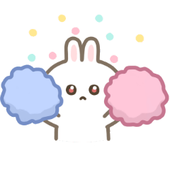 Cheer Up Little cute Rabbit