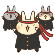 Usao Rabbit 6 cheering