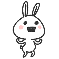 desu Rabbit – LINE stickers | LINE STORE