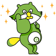 Animated Pon-suke, the Coupon Supporter