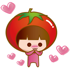 Cute tomato girl
