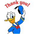 El Pato Donald, stickers animados