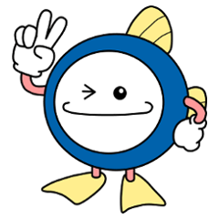 The sewage mascot character "Suisui" 2