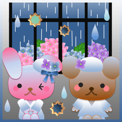 Rabbit and bear daily(The rainy season2)