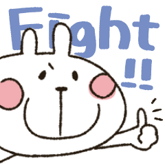 Rabbit's character sticker3