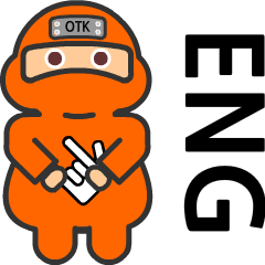 Orange Otaku Ninja 'Nintaku' (English)