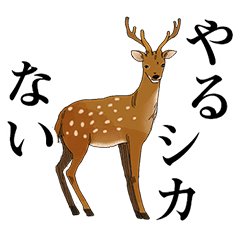 やるシカない ダジャレスタンプ Line スタンプ Line Store やるシカない ダジャレスタンプ Line スタンプ Line Store