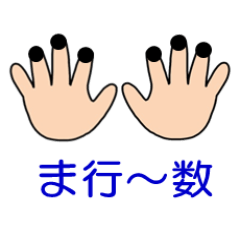Japanese finger braille for deaf-blind 2