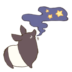 tapirs sticker