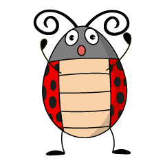 Lady Bug Strickers
