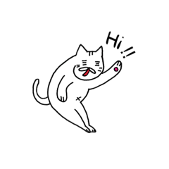 Sleepy eye cat