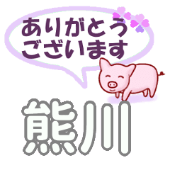 熊川 くまかわ さん専用 日常会話 Line スタンプ Line Store