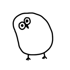 Fukuro in white owl