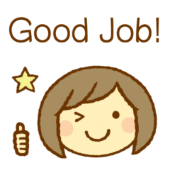 Cute Little Girl 3 Line Stickers Line Store