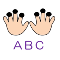 Japanese finger braille for deaf-blind 5