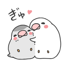 Lovely Java sparrow Stickers