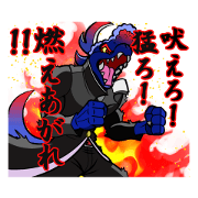 Stamp KAIJYU Sticker OTOKOGI