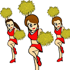 Active cheerleader