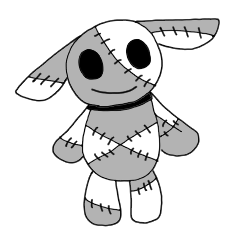 Patchery rabbit