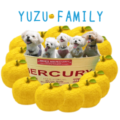 yuzu family stickers